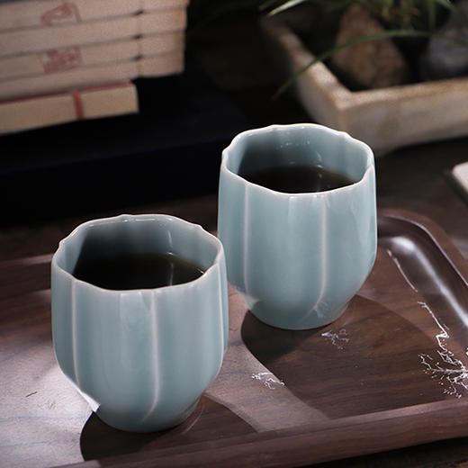 龙泉青瓷 小花器+双杯组合 商品图2