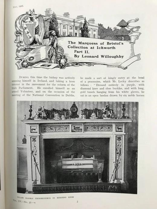 1906年 鉴赏家杂志 数百幅插图 漆布精装16开 商品图4