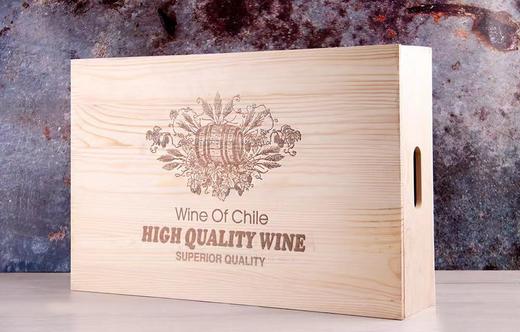 智利 智域三色包纸三种不同葡萄品种六支装木箱混搭葡萄酒 商品图0