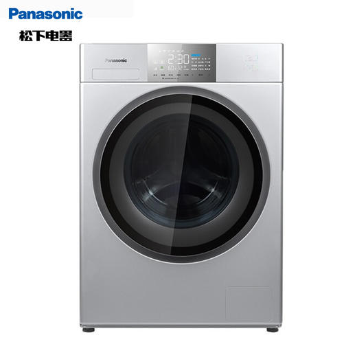 松下(Panasonic) 10公斤变频滚筒洗衣机 95度高温除菌 变频三维立体洗护 XQG100-E157 商品图0