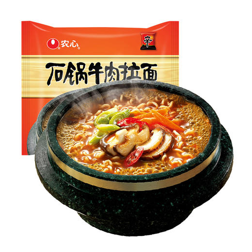 【五连包~石锅牛肉味】农心拉面120g*5包 商品图0