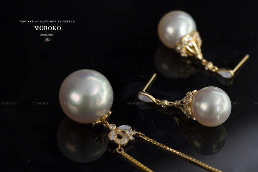 鸢尾花 | 澳白耳钉 商品图4