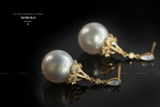 鸢尾花 | 澳白耳钉 商品图3