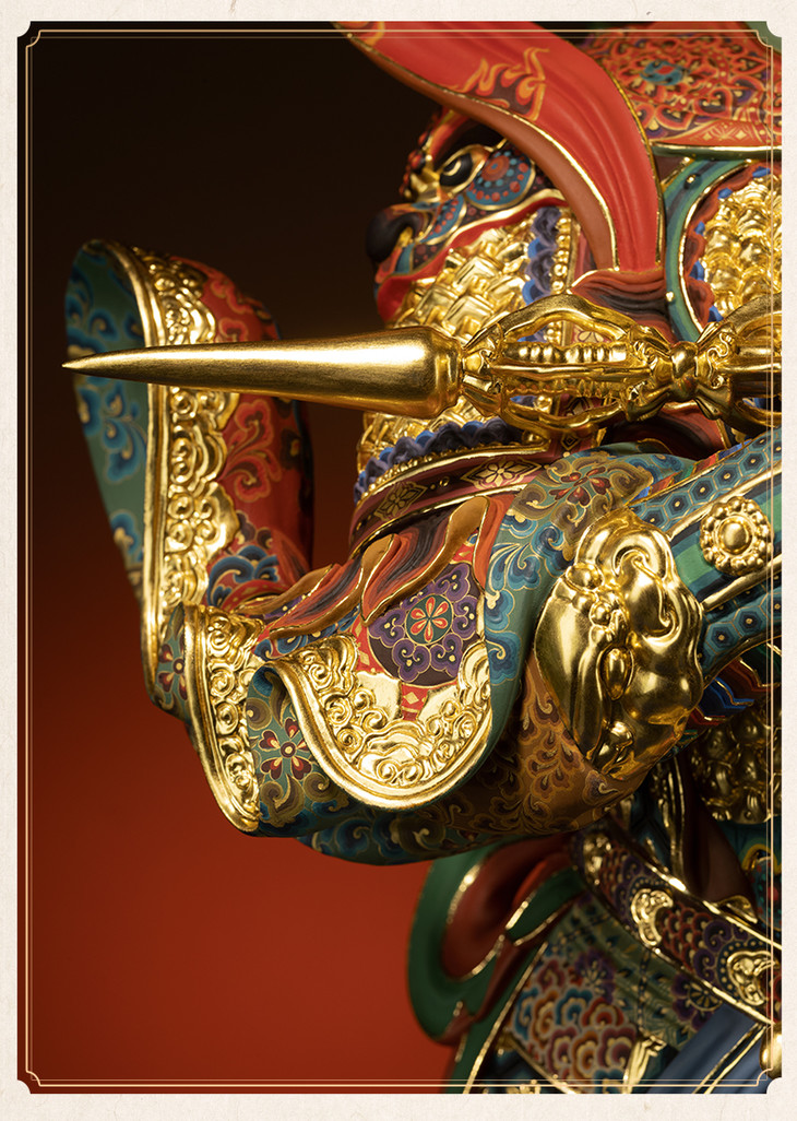 铜师傅全铜摆件韦陀菩萨