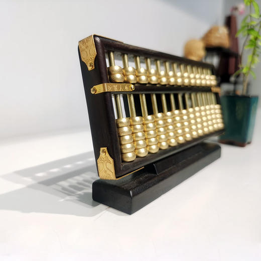 黑檀+铜算盘°不含架 商品图2