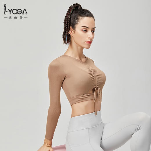 IYOGA瑜伽服长袖T恤CX021 商品图3