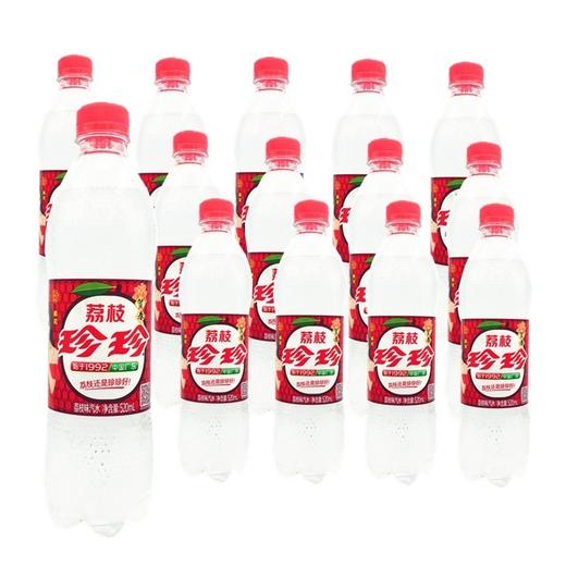 【批发】珍珍荔枝饮料整箱520mlx15瓶新包装 商品图1