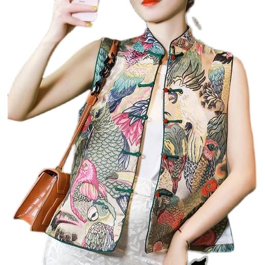 裁缝学苑AG199 中式重工刺绣马甲2021新款秋季女装纸样打版裁剪图 商品图4