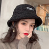 羊羔绒渔夫帽子女秋冬季新款显脸小韩版潮时尚百搭盆帽加厚保暖帽 商品缩略图1