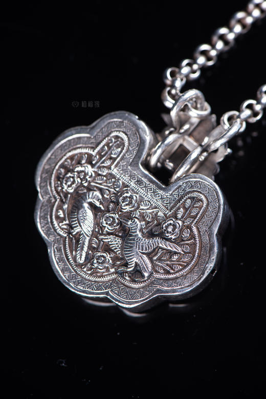 【平安欢喜】老银平安锁项链-YS2107129 商品图5