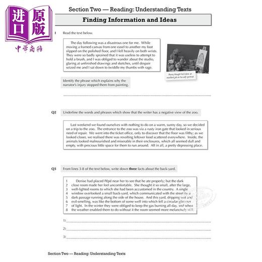 英国CGP教材 GCSE Edexcel English Language 中学英语语言爱德思考试备考教辅四册 练习含答案 中考初中 商品图4