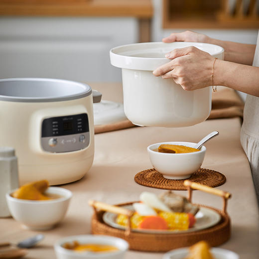 【小程序】小熊电炖盅全自动家用婴儿隔水炖锅陶瓷燕窝煮粥神器多功能煲汤锅DDG-D30H5 商品图2