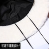 羊羔绒渔夫帽子女秋冬季新款显脸小韩版潮时尚百搭盆帽加厚保暖帽 商品缩略图3