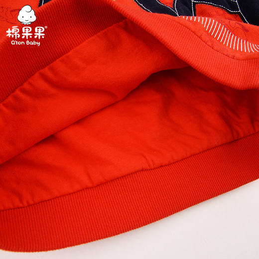 棉果果冬季男童印花夹棉卫衣M412180821672 商品图5