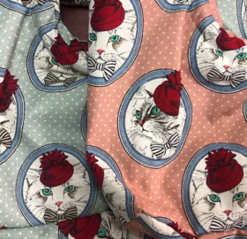 HUJI祤集Noble手提包插画猫咪猫咪