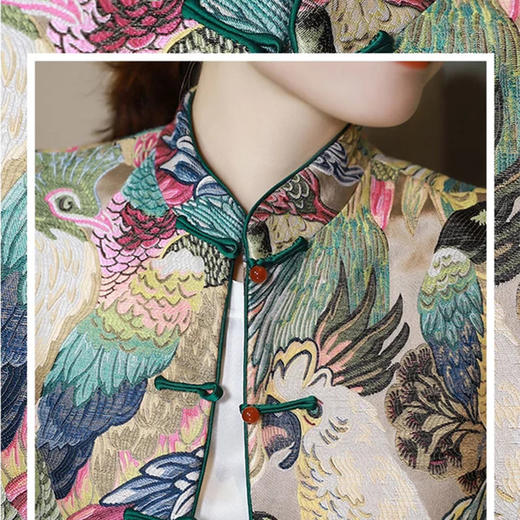 裁缝学苑AG199 中式重工刺绣马甲2021新款秋季女装纸样打版裁剪图 商品图2