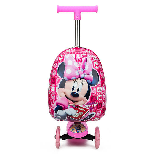 大轮带滑板车行李箱儿童卡通旅行箱男宝宝女童可爱小孩坐骑拉杆箱78 商品图3