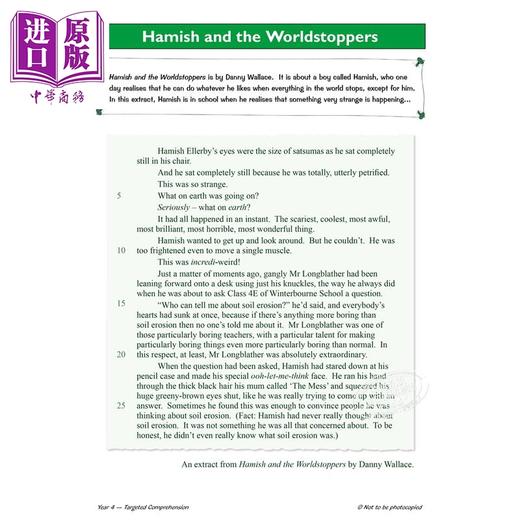 中商原版 Cgp Year 4 Workbook Ks2小学四年级英语数学综合练习教辅7册趣味学练结合英文单词拼写心算数数8 9岁 中商进口商城