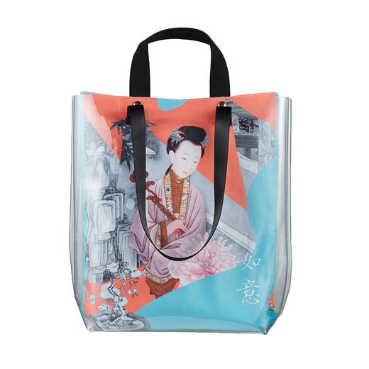 故宫文具十二美人图如意挎包水晶帆布单肩包通勤包创意包包女礼物 商品图5