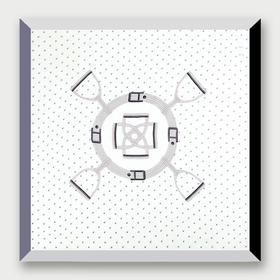 DA*S韩系时尚前为摩登风格小清新百搭时尚印花羊毛围巾 WXWD19002W