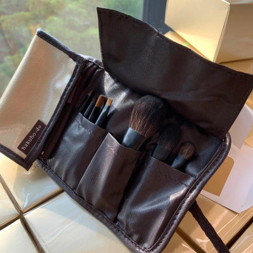 定价2600+！ 日本高端线 白凤堂 灰松鼠毛 黑檀刷 7件套 化妆刷中的爱马仕！顶级奢侈的存在！ 便携装~亲测超抓粉超好用 商品图4