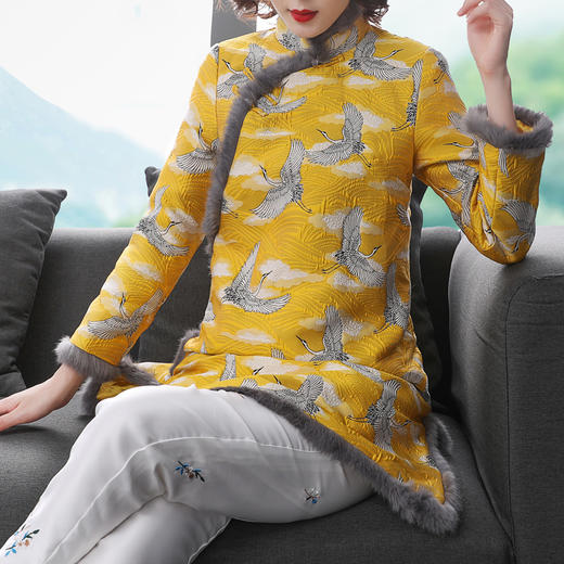 裁缝学苑AG198 女装新款2021秋冬改良旗袍纸样衣服服装打版裁剪图 商品图2