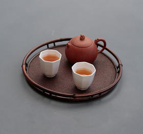 知秋茶承（竹编）