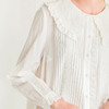 Famecoco范可儿娃娃领衬衫秋冬洋气时尚气质衬衣F218BA003 商品缩略图3