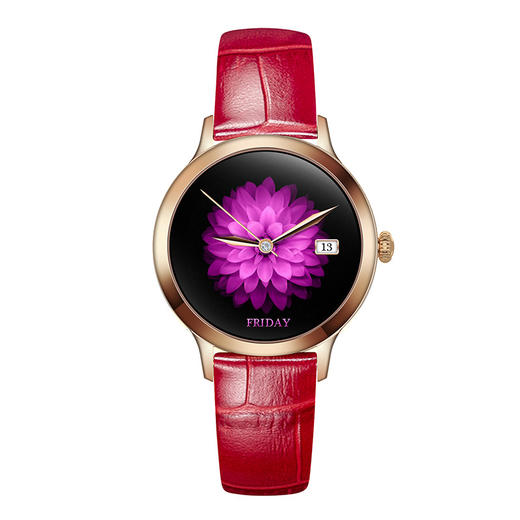 优米智能G10时尚手表生理周期24h动态心率运动计步手环智能手表 商品图7