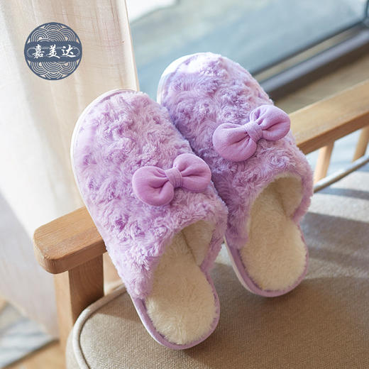 2020新款情侣拖鞋女冬季可爱毛毛网红ins室内男女家居鞋家用防滑 商品图3