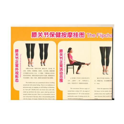 现货【出版社直销】膝关节保健按摩挂图（889cm*1194cm） 郑润杰 著 中国中医药出版社 商品图1