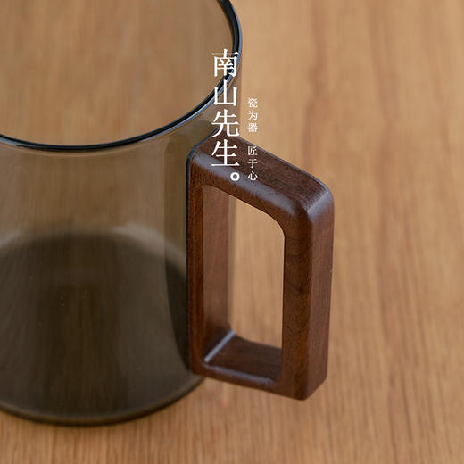 南山先生 清灵杯深空杯  玻璃泡茶杯带盖过滤水杯茶水分离 商品图2