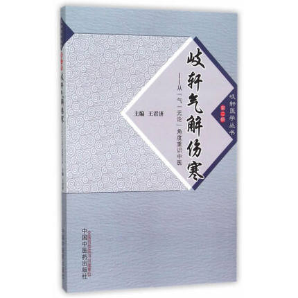岐轩气解伤寒 从[气一元论]角度重识中医（岐轩医学丛书）第二辑 王君济 编 中国中医药出版社 书籍 商品图1