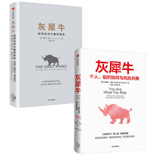 灰犀牛1+2 单本/套装 米歇尔渥克著 重新审视周遭 刷新风险认知明辨风险指纹升级风险应对方案 中信出版 商品图1