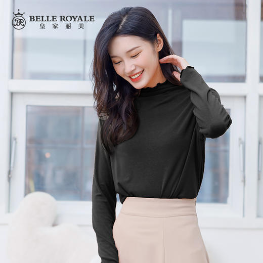 【适合85-150斤】皇家丽美微薄柔软有弹力修身女士打底衫SZ2638 商品图4