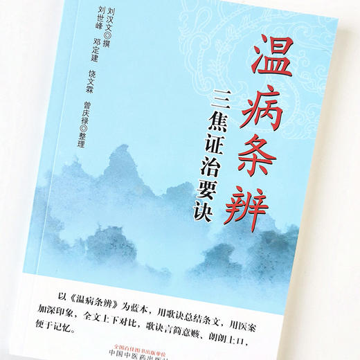正版 现货 速发 温病条辨三焦证治要诀 刘汉文 刘世峰 邓定建 著  中国中医药出版社 临床经验 方剂 汤方 书籍 商品图1