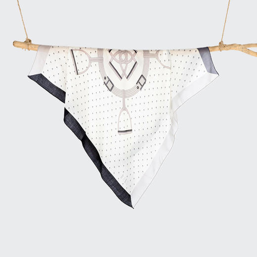 DA*S韩系时尚前为摩登风格小清新百搭时尚印花羊毛围巾 WXWD19002W 商品图1