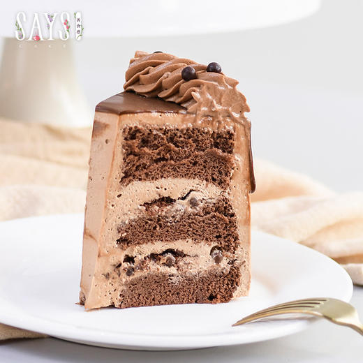 浓醇脆心巧克力戚风切件 商品图1