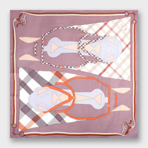 DA*S韩系时尚前为摩登风格小清新百搭时尚印花羊毛围巾 WXWD19001F 商品图0