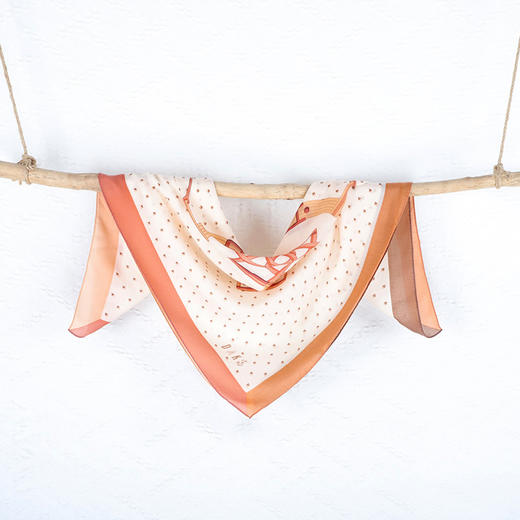 DA*S韩系时尚前为摩登风格小清新百搭时尚印花羊毛围巾 WXWD19002F 商品图3