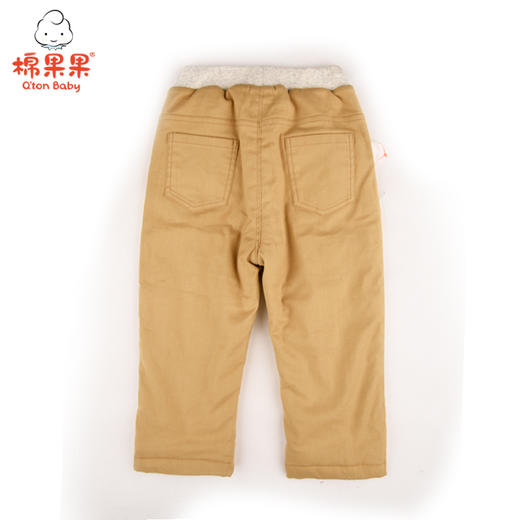棉果果冬季女童梭织弹力斜纹布夹棉梭织长裤M422200821737 商品图2