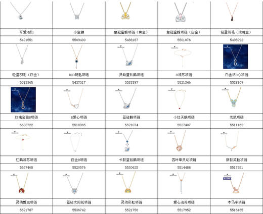 【项链】专柜款施华洛世奇电商款式 ICONIC SWAN 女项链XAMN 商品图12