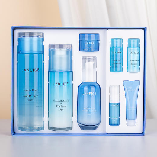【中欧班列精选】 LANEIGE兰芝水乳套装 清爽滋润 爽肤水乳液面霜精华套盒正品保证 YLPY 商品图1