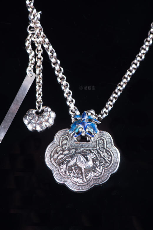 【平安欢喜】老银平安锁项链-YS2107129 商品图1