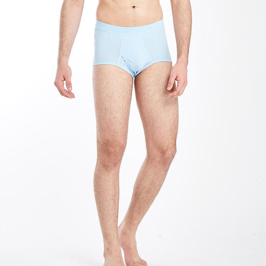 Threegun三枪 【舒肤棉】罗纹弹力男士三角内裤（1条装）-40668B911 商品图6