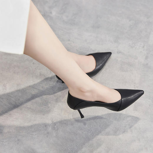 ZHR【半熟期待系列】新款伴娘鞋婚鞋通勤鞋女高跟鞋女细跟女单鞋女鞋 商品图2