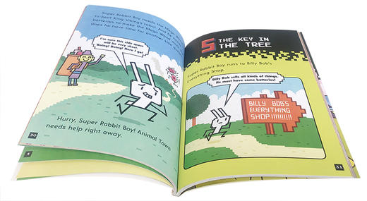 英文原版Scholastic Branches学乐章节桥梁书大树系列 Press Start! #6:The Super Side-Quest Test! 方块兔 中小学生 商品图2