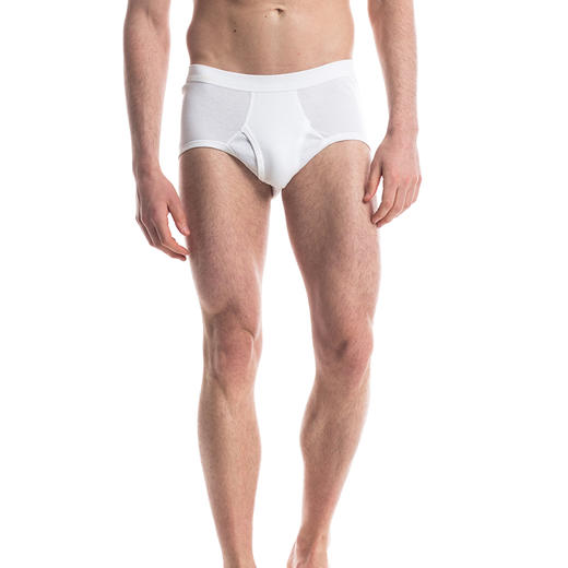 Threegun三枪 【舒肤棉】罗纹弹力男士三角内裤（1条装）-40668B911 商品图4