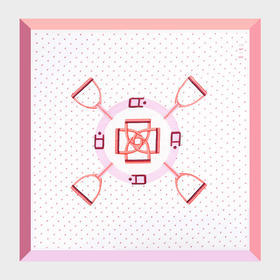 DA*S韩系时尚前为摩登风格小清新百搭时尚印花羊毛围巾 WXWD19002R