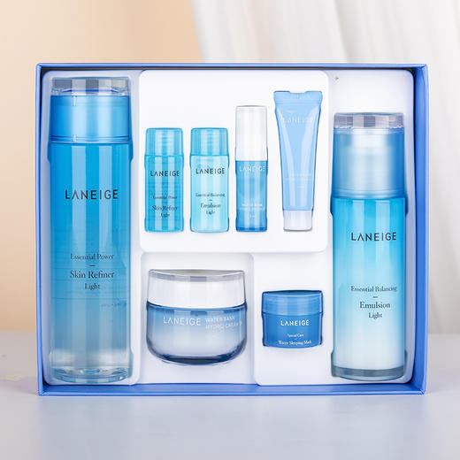 【中欧班列精选】 LANEIGE兰芝水乳套装 清爽滋润 爽肤水乳液面霜精华套盒正品保证 YLPY 商品图2